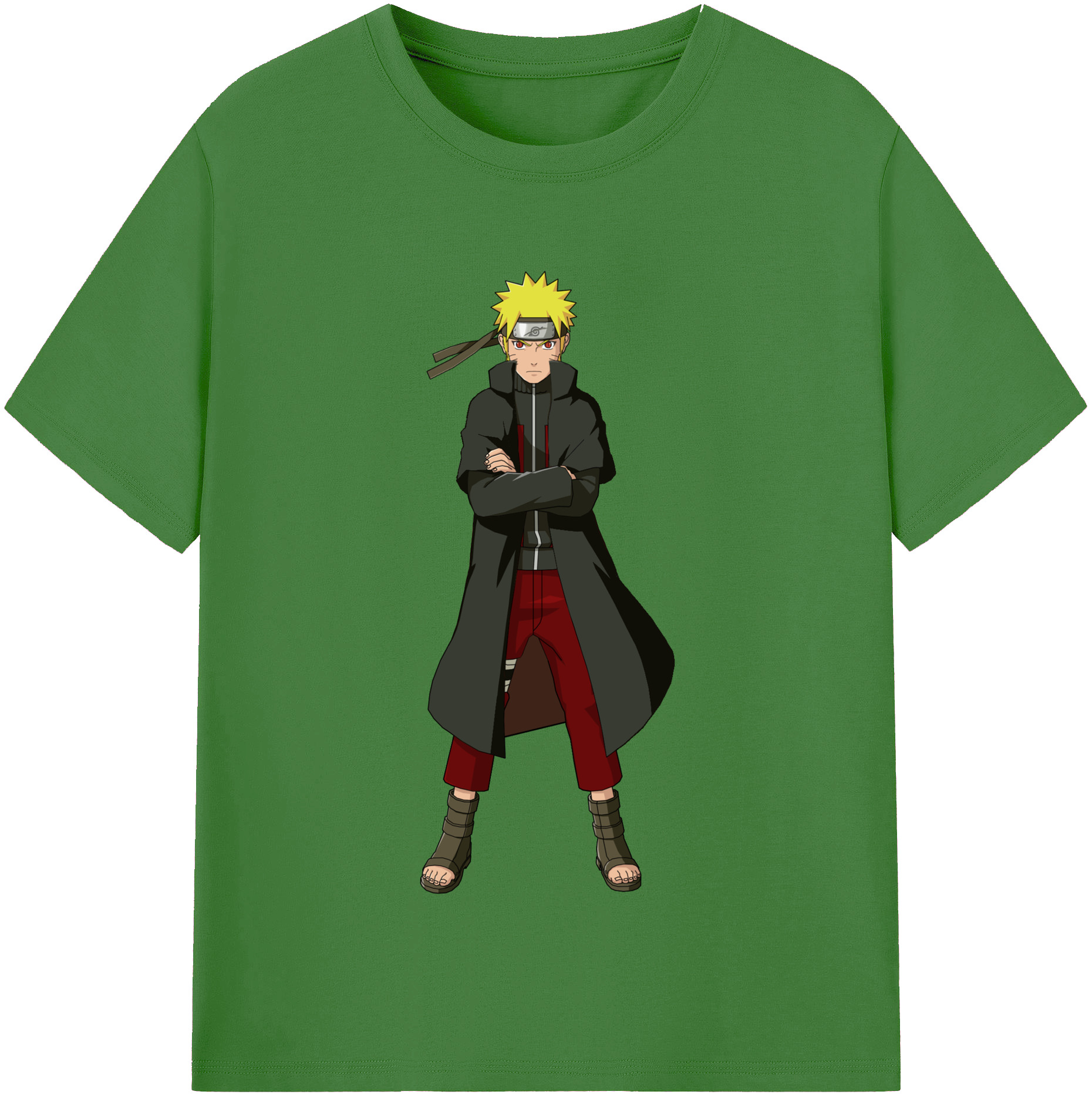 （画像用） NARUTO -ナルト- うずまき ナルト Uzumaki Naruto レディースカジュアルプリントTシャツ（綿100％）
